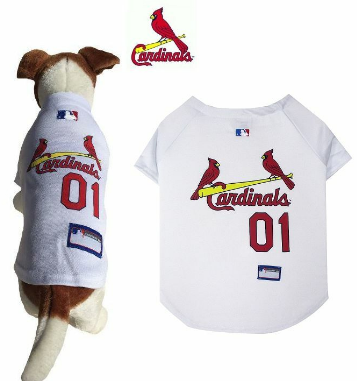 St. Louis Cardinals Custom Stitched Dog Jersey(Pls check description for details)